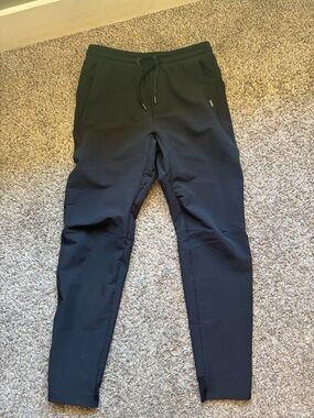 Kids Black Jogger Sweatpants with Drawstring Waist